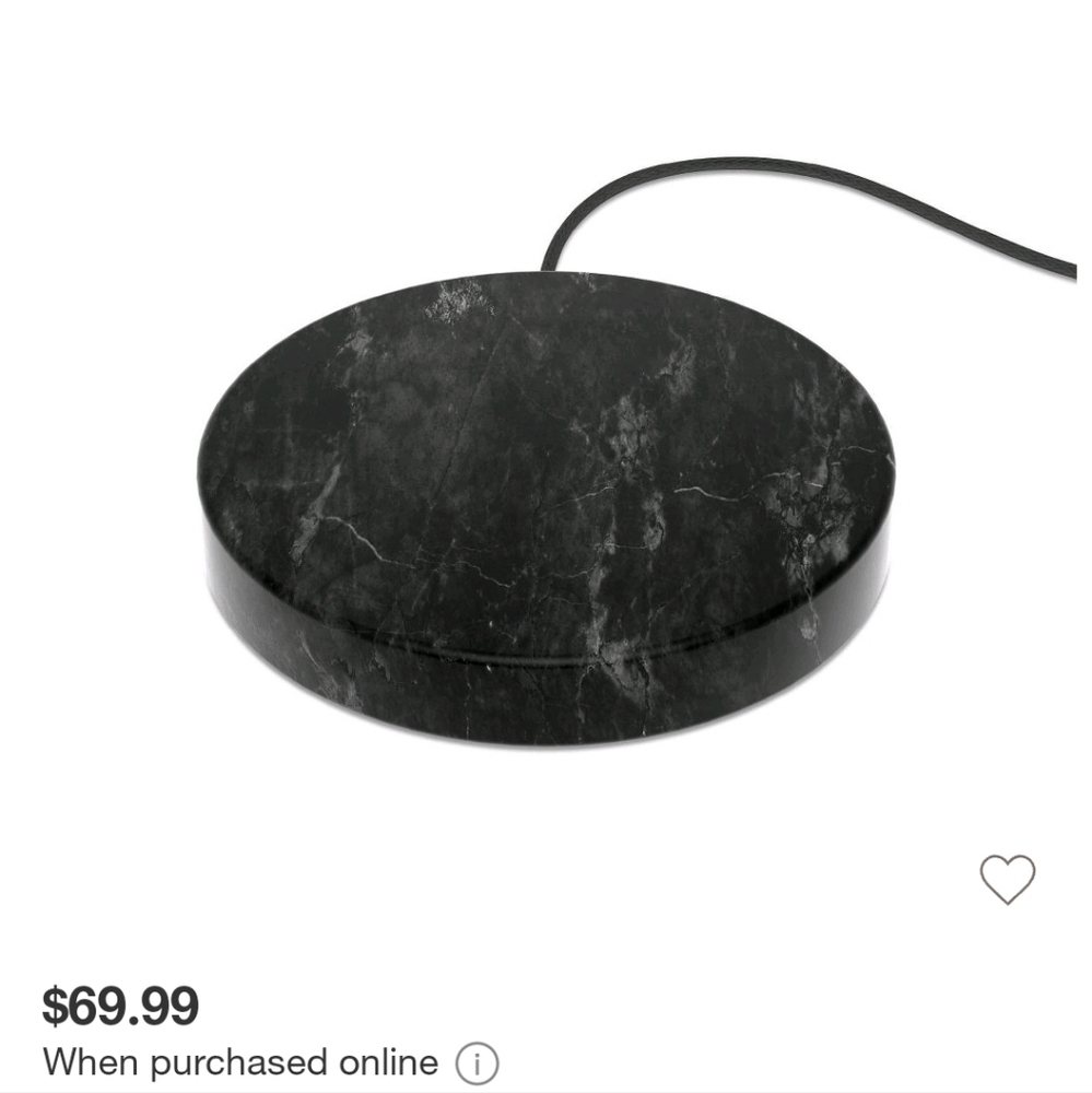Einova Black Marble Fast 10W Charging Stone‎